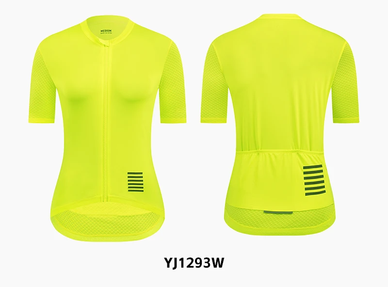 YKYWBIKE Women Cycling Jersey Short Sleeve Slim Female Bicycle Jersey Road Bike Shirt Pro Team Cycling Clothes Breathable