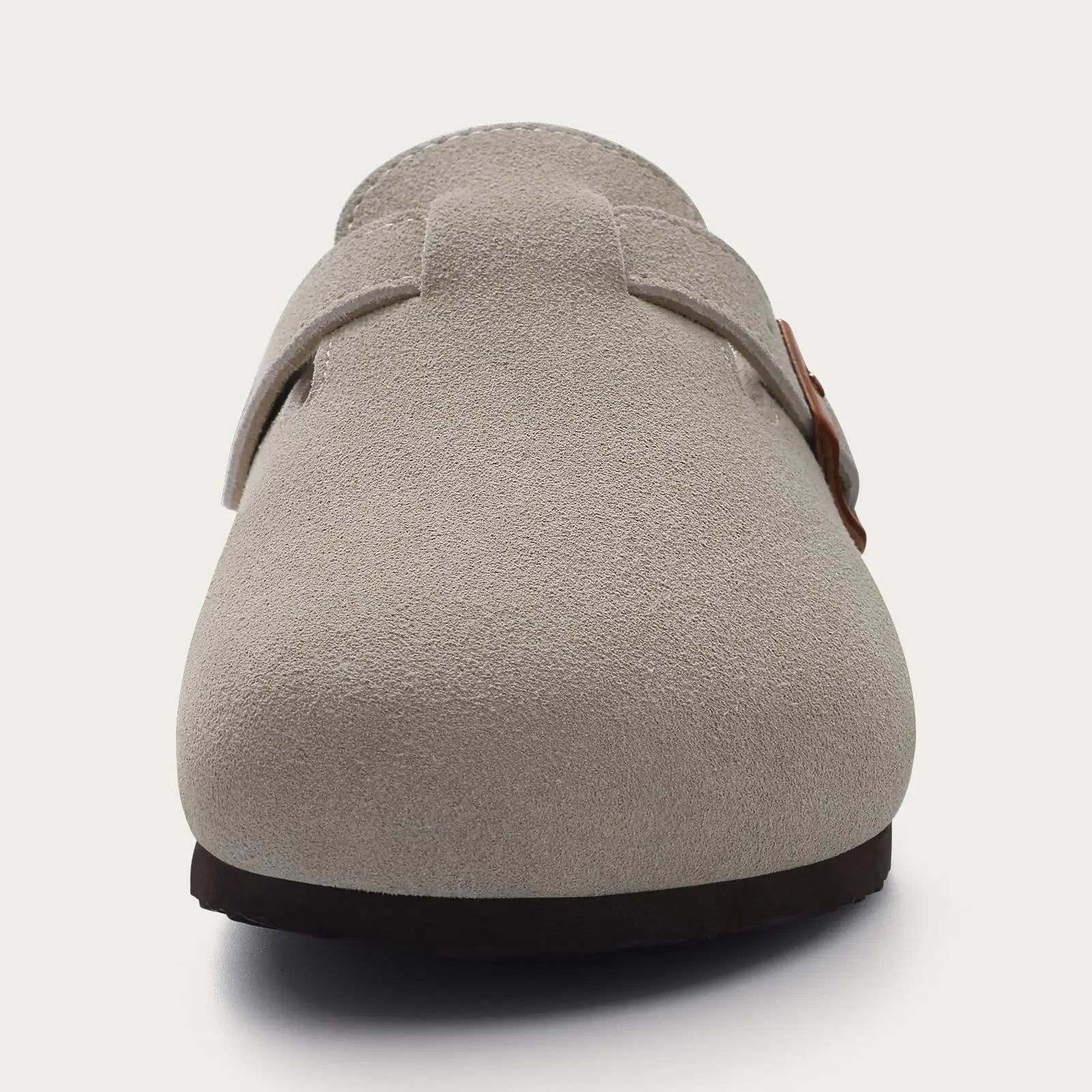 Alternative view of Crestar Women's Clogs Mules Cork Clogs Slippers Men Outdoor Mules Suede Clogs Shoes with Arch Support Mule Leather Clogs Sandal