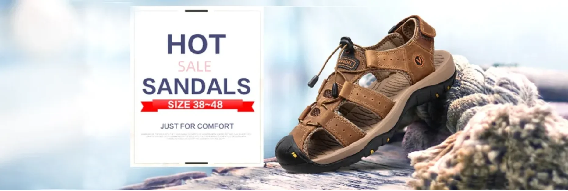 DEKABR Size 48 Male Genuine Leather Sandals Summer Casual Men Shoes Vacation Beach Shoes Fashion Outdoor Non-Slip Sneakers