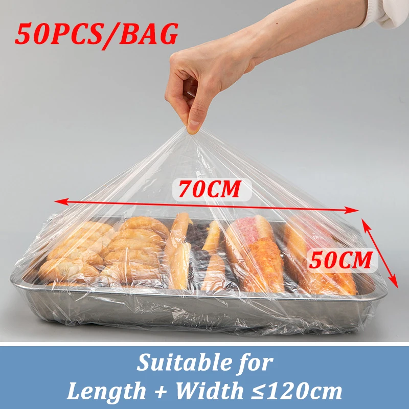 35-120CM Disposable Food Cover Bag Large Elastic Plastic Wrap Food Grade Food Lids For Household Baking Tray Fresh Saver Dust 35-120CM Disposable Food Cover Bag Large Elastic Plastic Wrap Food Grade Food Lids For Household Baking Tray Fresh Saver Dust