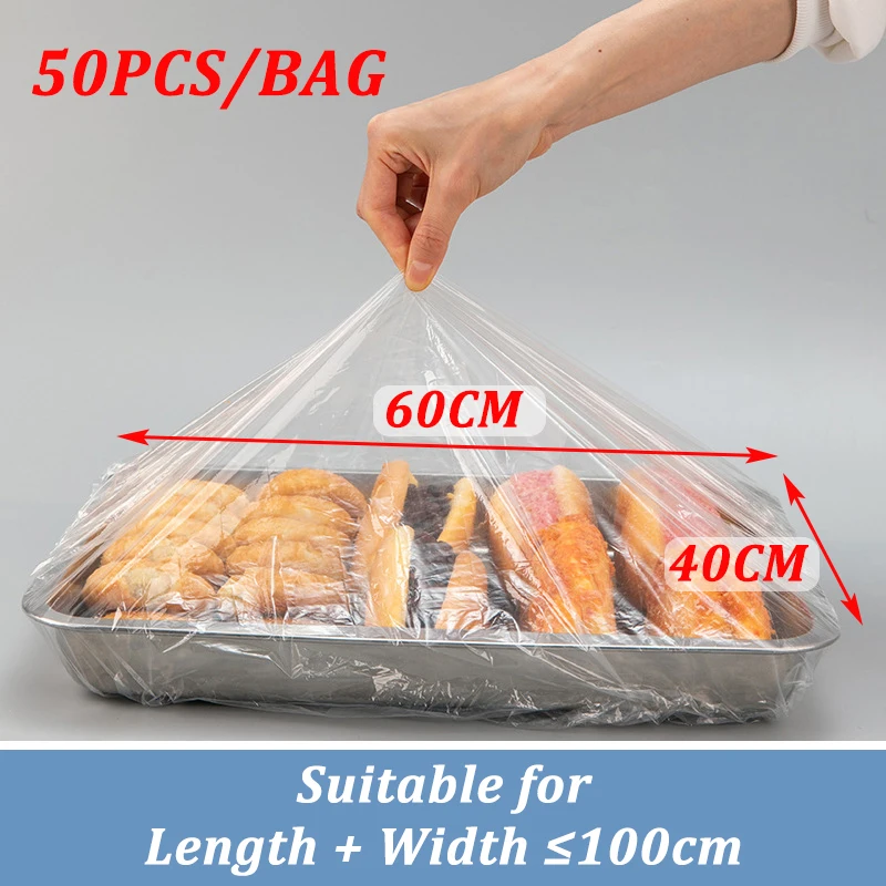 35-120CM Disposable Food Cover Bag Large Elastic Plastic Wrap Food Grade Food Lids For Household Baking Tray Fresh Saver Dust 35-120CM Disposable Food Cover Bag Large Elastic Plastic Wrap Food Grade Food Lids For Household Baking Tray Fresh Saver Dust
