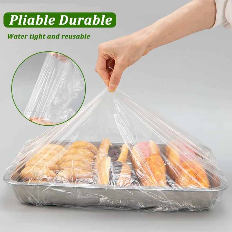 35-120CM Disposable Food Cover Bag Large Elastic Plastic Wrap Food Grade Food Lids For Household Baking Tray Fresh Saver Dust 35-120CM Disposable Food Cover Bag Large Elastic Plastic Wrap Food Grade Food Lids For Household Baking Tray Fresh Saver Dust