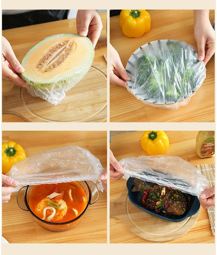 10-500pcs Disposable Food Cover Food Grade Plastic Elastic Food Lids Wrap Bags Refrigerator Fresh-keep Bag For Fruit Vegetable 10-500pcs Disposable Food Cover Food Grade Plastic Elastic Food Lids Wrap Bags Refrigerator Fresh-keep Bag For Fruit Vegetable