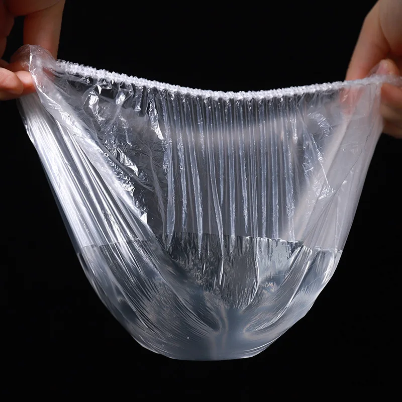 10-500pcs Disposable Food Cover Food Grade Plastic Elastic Food Lids Wrap Bags Refrigerator Fresh-keep Bag For Fruit Vegetable - Image 4