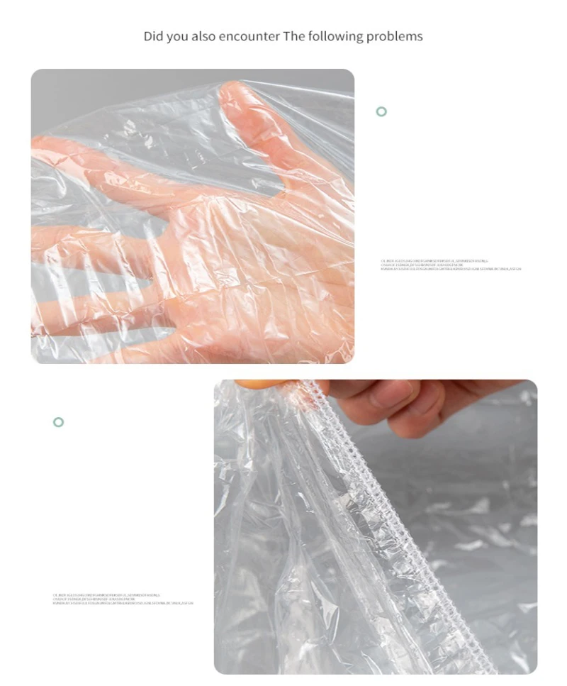 38/70/120CM Disposable Food Cover Elastic Plastic Wrap Food Grade Lids Shoe Cover Shower Headgear Bowls Caps Fresh Saver Dust