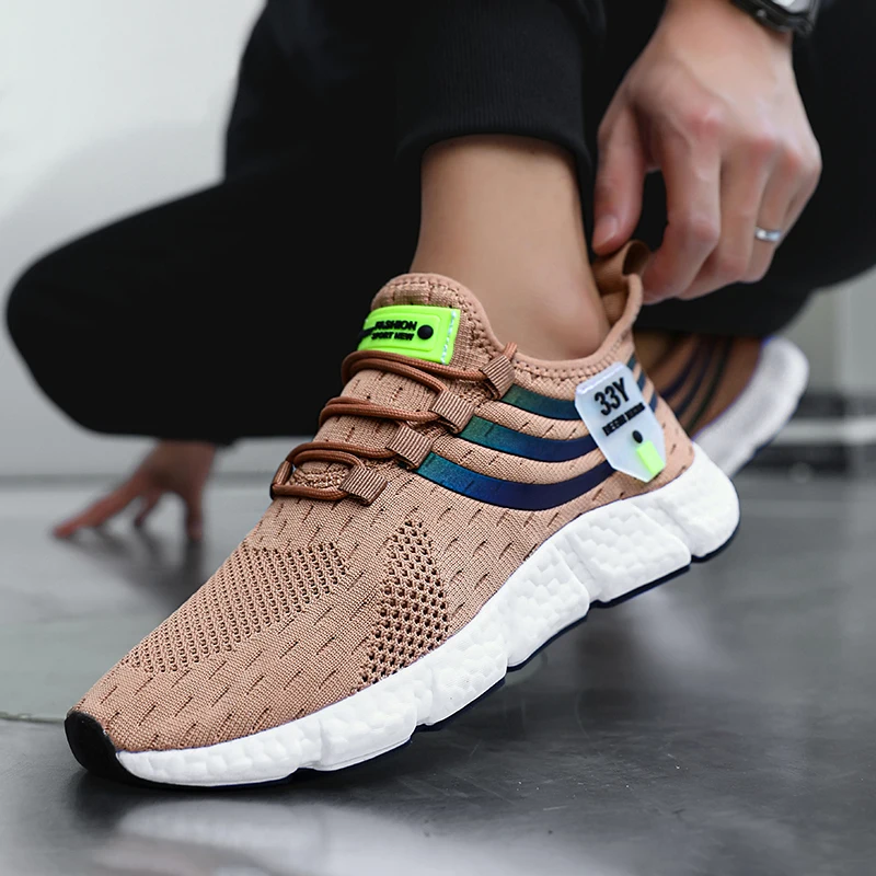 Alternative view of Sport Shoes for Men Luxury Brand Casuall Sneakers Shoes Summer Man Running Shoes Breathable Comfortable Fashion Walking Shoes