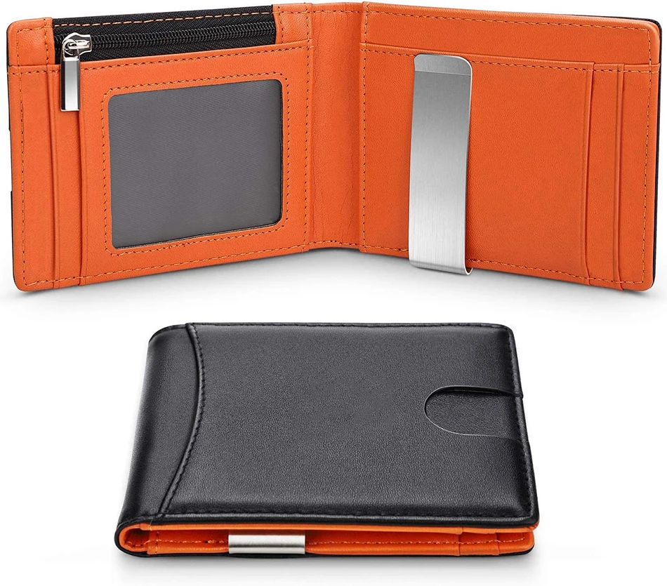 Rfid Carbon Fiber Credit Card Holder Small Smart Wallet Credit Cards for Man Metal Cardholder Case Women Minimalist Wallet Walet