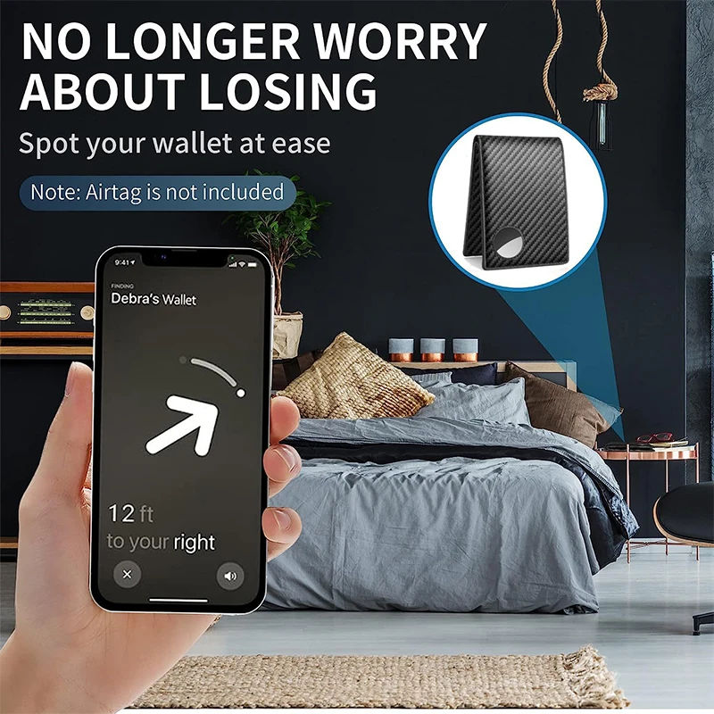 Rfid Carbon Fiber Airtag Men Wallets Credit Card Holder Wallet Purse Minimalist Wallet for Men Slim Black Wallet for Air Tag Rfid Carbon Fiber Airtag Men Wallets Credit Card Holder Wallet Purse Minimalist Wallet for Men Slim Black Wallet for Air Tag