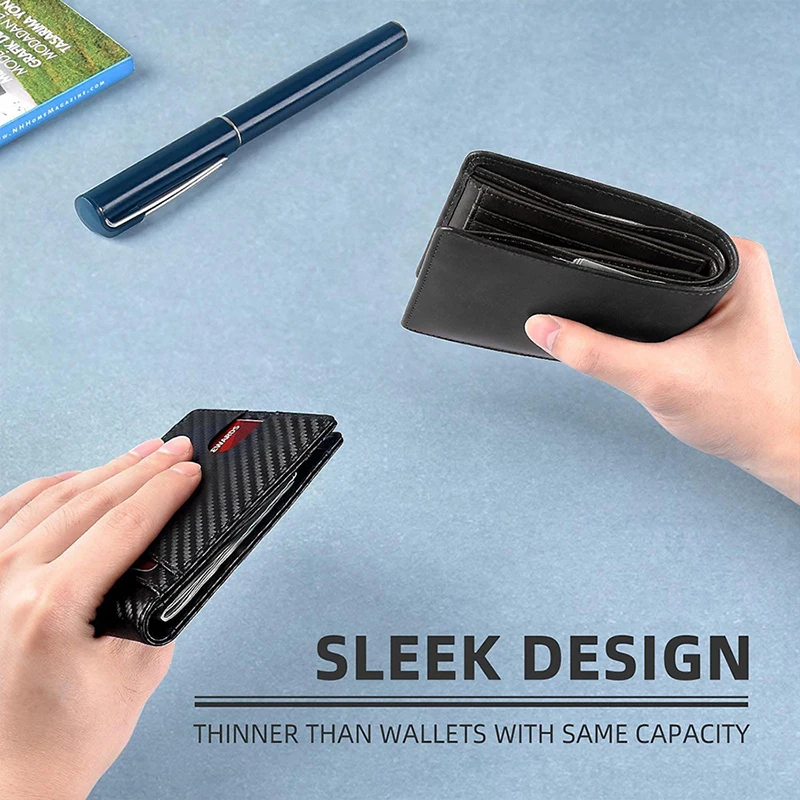 Rfid Carbon Fiber Airtag Men Wallets Credit Card Holder Wallet Purse Minimalist Wallet for Men Slim Black Wallet for Air Tag Rfid Carbon Fiber Airtag Men Wallets Credit Card Holder Wallet Purse Minimalist Wallet for Men Slim Black Wallet for Air Tag