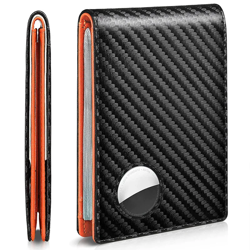 Rfid Carbon Fiber Airtag Men Wallets Credit Card Holder Wallet Purse Minimalist Wallet for Men Slim Black Wallet for Air Tag Rfid Carbon Fiber Airtag Men Wallets Credit Card Holder Wallet Purse Minimalist Wallet for Men Slim Black Wallet for Air Tag