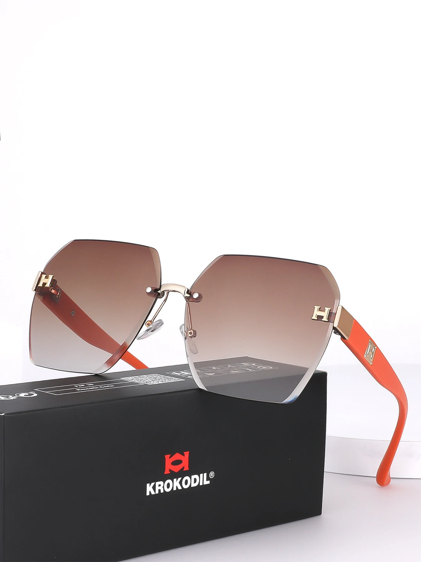 2024 New Fashion Sunglasses Luxury Brand Designer Women Men Retro Square Big Frame Eyewear Uv400 Outdoors Glasses Box Packaging