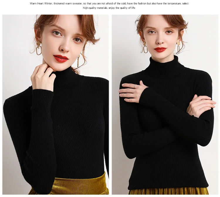 Heliar Women Fall Turtleneck Sweater Knitted Soft Pullovers Cashmere Jumpers Basic Soft Sweaters For Women 2024 Autumn Winter Heliar Women Fall Turtleneck Sweater Knitted Soft Pullovers Cashmere Jumpers Basic Soft Sweaters For Women 2024 Autumn Winter