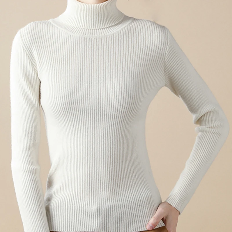 Heliar Women Fall Turtleneck Sweater Knitted Soft Pullovers Cashmere Jumpers Basic Soft Sweaters For Women 2024 Autumn Winter Heliar Women Fall Turtleneck Sweater Knitted Soft Pullovers Cashmere Jumpers Basic Soft Sweaters For Women 2024 Autumn Winter
