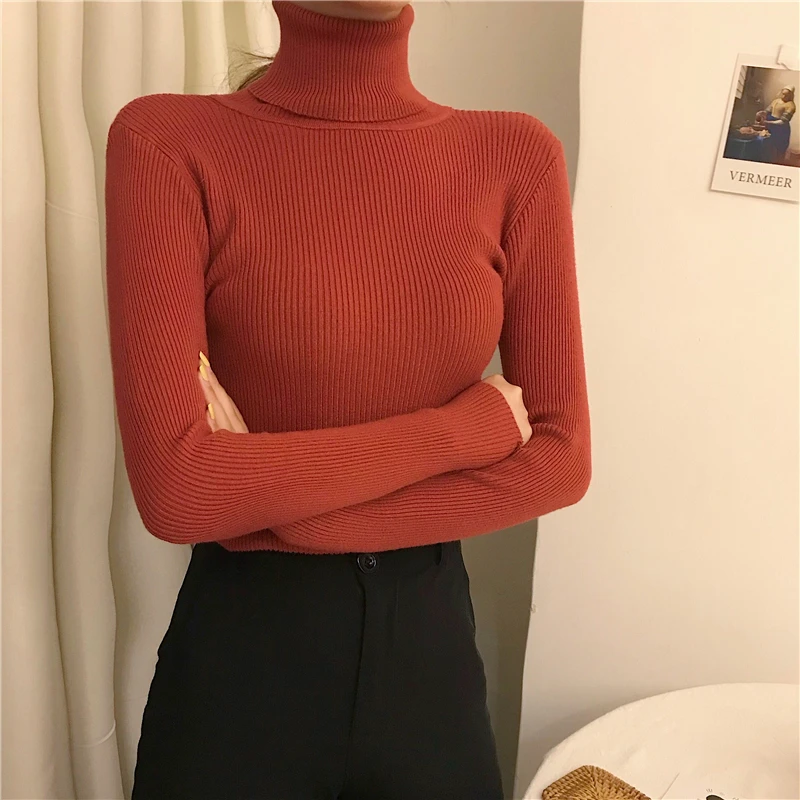 Heliar Women Fall Turtleneck Sweater Knitted Soft Pullovers Cashmere Jumpers Basic Soft Sweaters For Women 2024 Autumn Winter Heliar Women Fall Turtleneck Sweater Knitted Soft Pullovers Cashmere Jumpers Basic Soft Sweaters For Women 2024 Autumn Winter