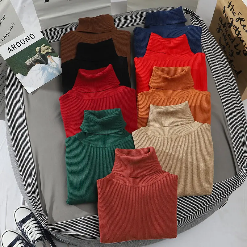Heliar Women Fall Turtleneck Sweater Knitted Soft Pullovers Cashmere Jumpers Basic Soft Sweaters For Women 2024 Autumn Winter Heliar Women Fall Turtleneck Sweater Knitted Soft Pullovers Cashmere Jumpers Basic Soft Sweaters For Women 2024 Autumn Winter