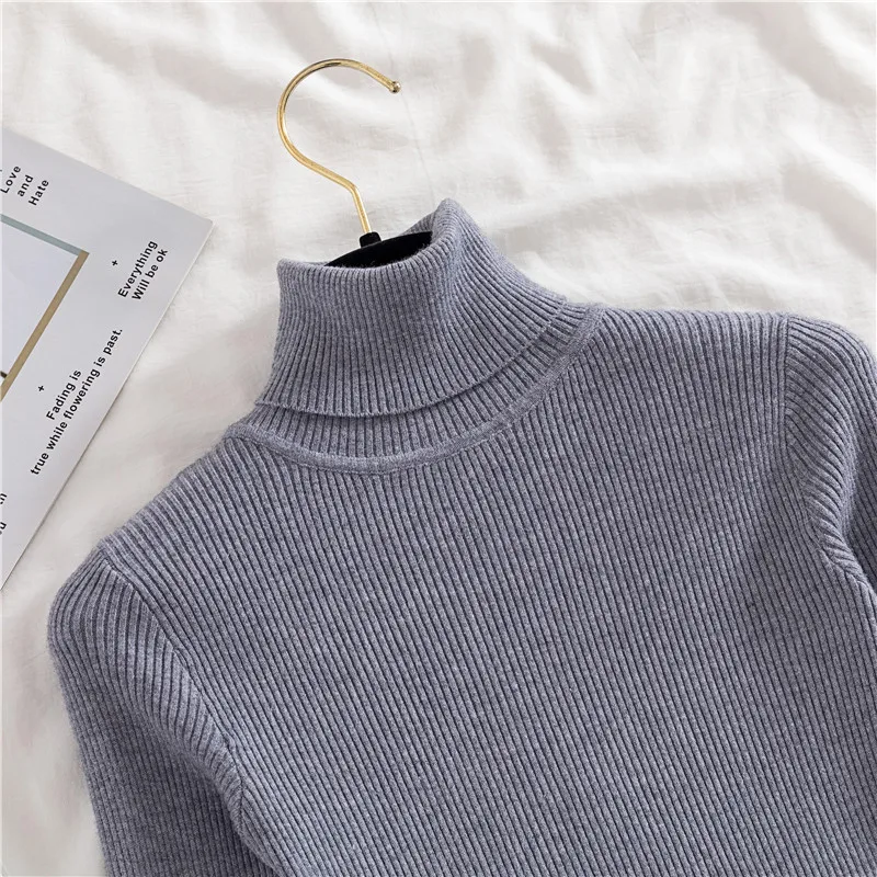 Heliar Women Fall Turtleneck Sweater Knitted Soft Pullovers Cashmere Jumpers Basic Soft Sweaters For Women 2024 Autumn Winter Heliar Women Fall Turtleneck Sweater Knitted Soft Pullovers Cashmere Jumpers Basic Soft Sweaters For Women 2024 Autumn Winter