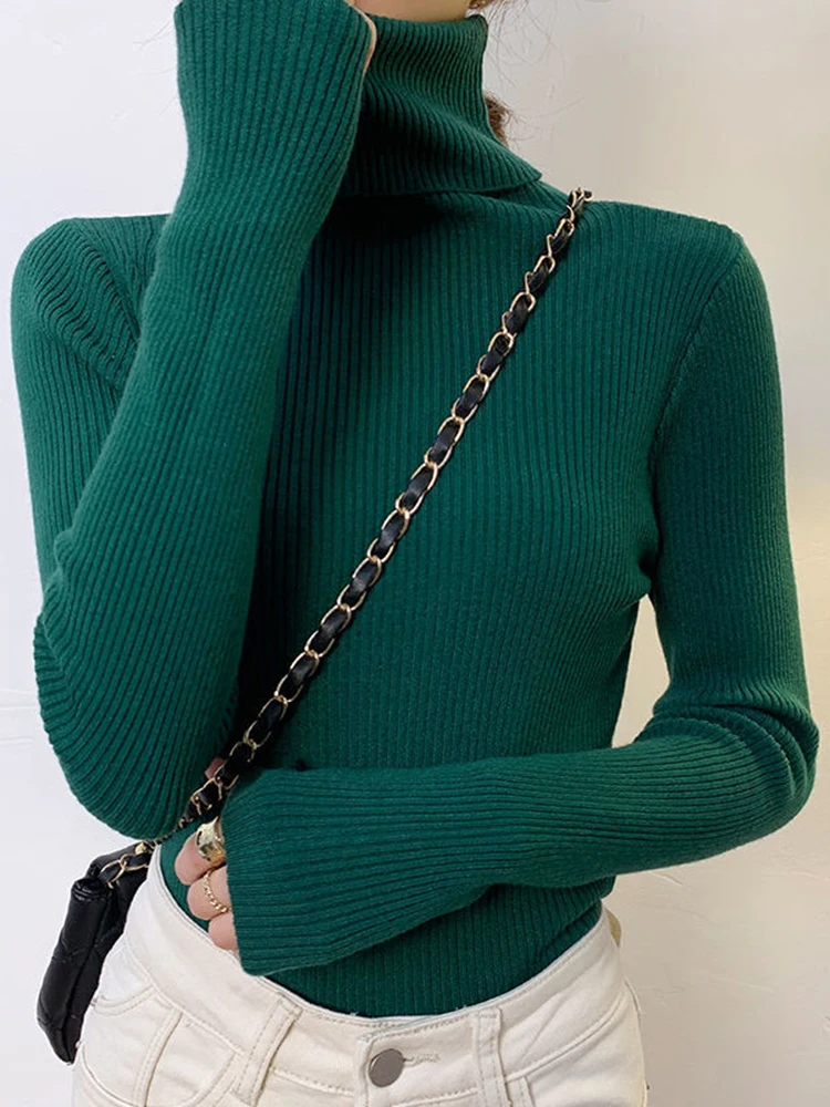Heliar Women Fall Turtleneck Sweater Knitted Soft Pullovers Cashmere Jumpers Basic Soft Sweaters For Women 2024 Autumn Winter Heliar Women Fall Turtleneck Sweater Knitted Soft Pullovers Cashmere Jumpers Basic Soft Sweaters For Women 2024 Autumn Winter