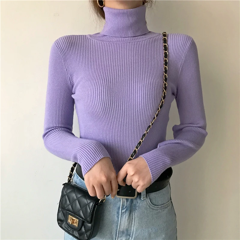 Heliar Women Fall Turtleneck Sweater Knitted Soft Pullovers Cashmere Jumpers Basic Soft Sweaters For Women 2024 Autumn Winter Heliar Women Fall Turtleneck Sweater Knitted Soft Pullovers Cashmere Jumpers Basic Soft Sweaters For Women 2024 Autumn Winter