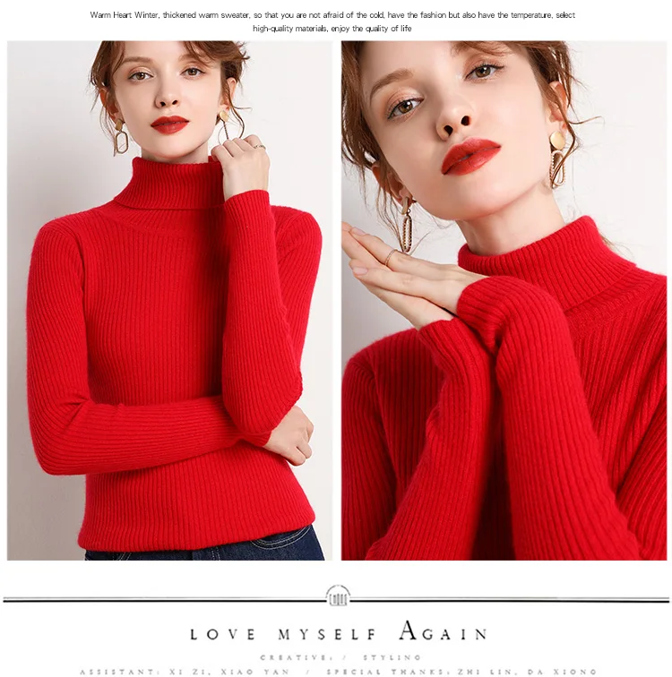 Heliar Women Fall Turtleneck Sweater Knitted Soft Pullovers Cashmere Jumpers Basic Soft Sweaters For Women 2024 Autumn Winter Heliar Women Fall Turtleneck Sweater Knitted Soft Pullovers Cashmere Jumpers Basic Soft Sweaters For Women 2024 Autumn Winter
