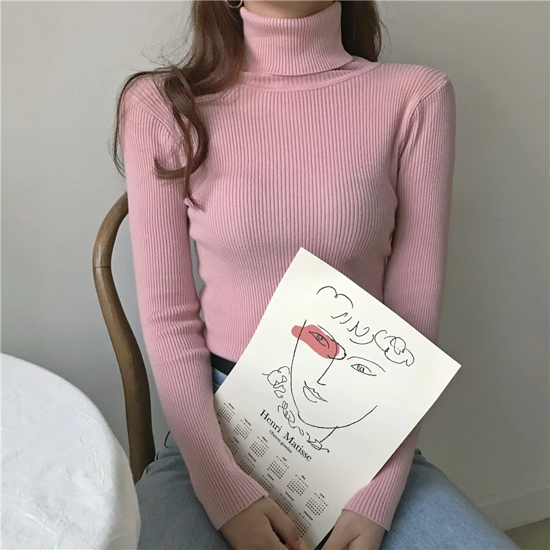 Heliar Women Fall Turtleneck Sweater Knitted Soft Pullovers Cashmere Jumpers Basic Soft Sweaters For Women 2024 Autumn Winter Heliar Women Fall Turtleneck Sweater Knitted Soft Pullovers Cashmere Jumpers Basic Soft Sweaters For Women 2024 Autumn Winter