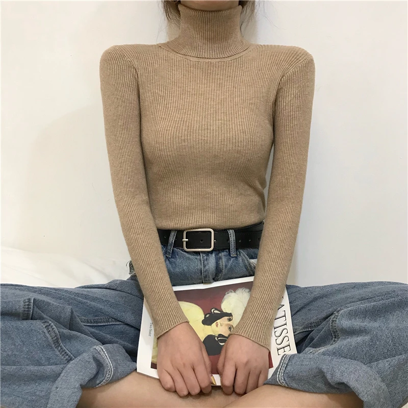 Heliar Women Fall Turtleneck Sweater Knitted Soft Pullovers Cashmere Jumpers Basic Soft Sweaters For Women 2024 Autumn Winter Heliar Women Fall Turtleneck Sweater Knitted Soft Pullovers Cashmere Jumpers Basic Soft Sweaters For Women 2024 Autumn Winter