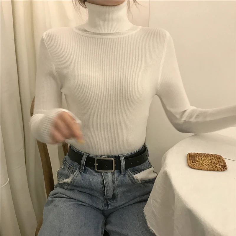 Heliar Women Fall Turtleneck Sweater Knitted Soft Pullovers Cashmere Jumpers Basic Soft Sweaters For Women 2024 Autumn Winter Heliar Women Fall Turtleneck Sweater Knitted Soft Pullovers Cashmere Jumpers Basic Soft Sweaters For Women 2024 Autumn Winter