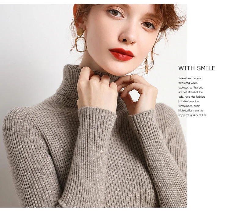 Heliar Women Fall Turtleneck Sweater Knitted Soft Pullovers Cashmere Jumpers Basic Soft Sweaters For Women 2024 Autumn Winter Heliar Women Fall Turtleneck Sweater Knitted Soft Pullovers Cashmere Jumpers Basic Soft Sweaters For Women 2024 Autumn Winter