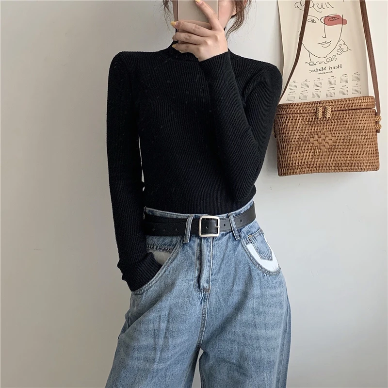 Heliar Women Fall Turtleneck Sweater Knitted Soft Pullovers Cashmere Jumpers Basic Soft Sweaters For Women 2024 Autumn Winter Heliar Women Fall Turtleneck Sweater Knitted Soft Pullovers Cashmere Jumpers Basic Soft Sweaters For Women 2024 Autumn Winter