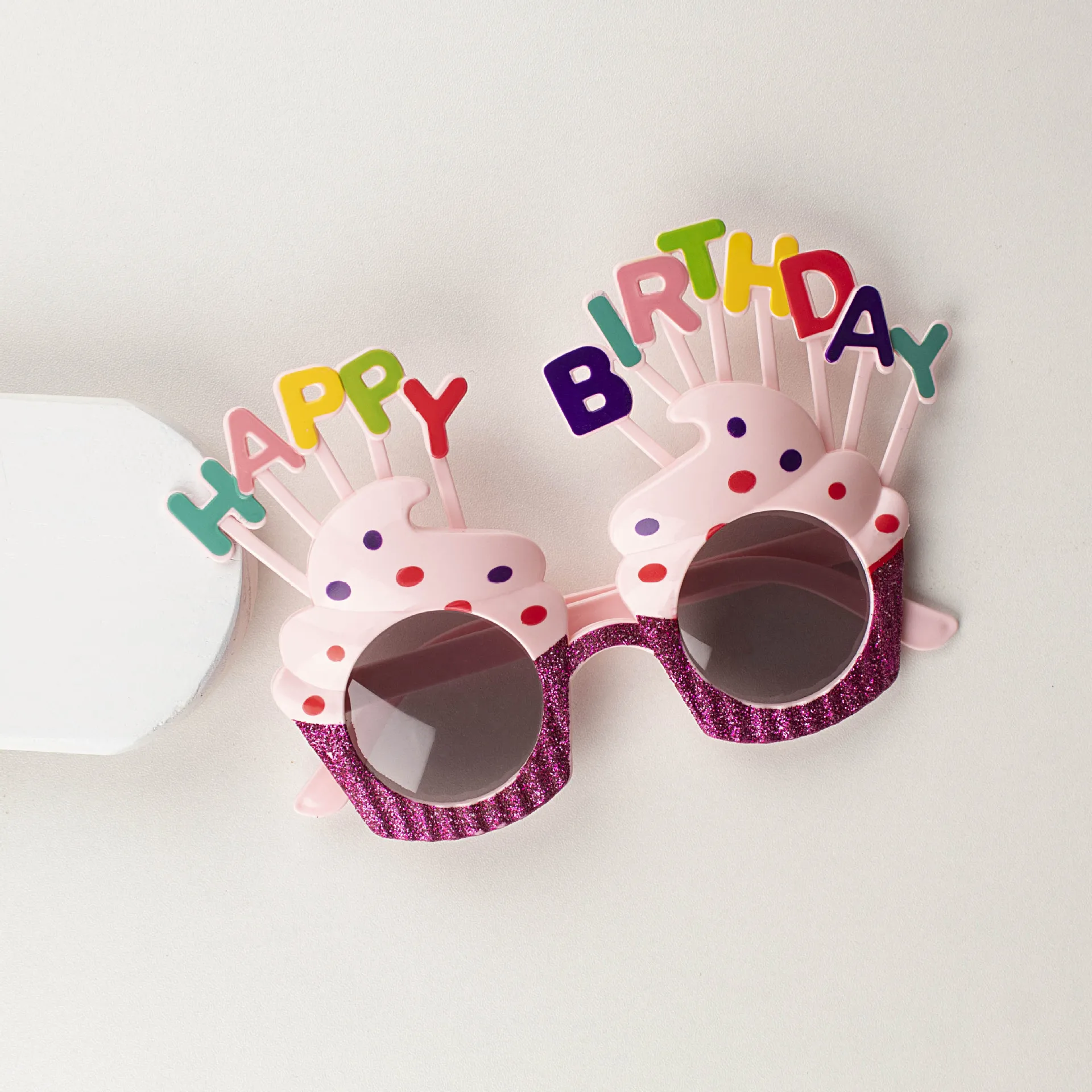 Alternative view of New fun birthday party glasses Photo booth props Glasses Summer party supplies Party favors