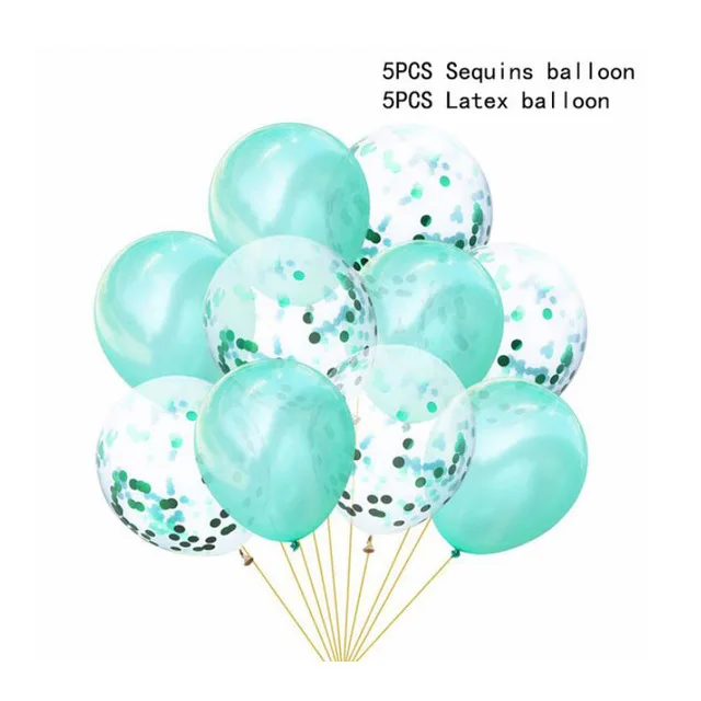 10Pcs/lot 12inch Metallic Colors Latex Balloons Confetti Air Balloons Inflatable Ball For Birthday Wedding Party Baloon Supplies