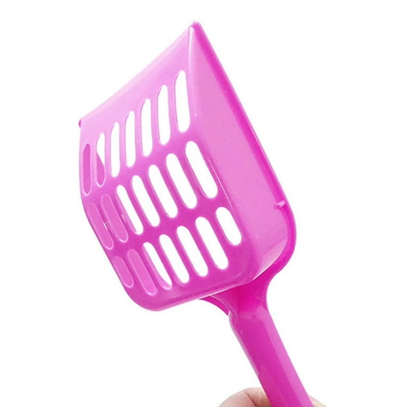 Alternative view of Cat litter spoon shovel plastic, pet toilet poop artifact garbage sand shovel pet cleaning artifact dog shovel pet cleaning tool