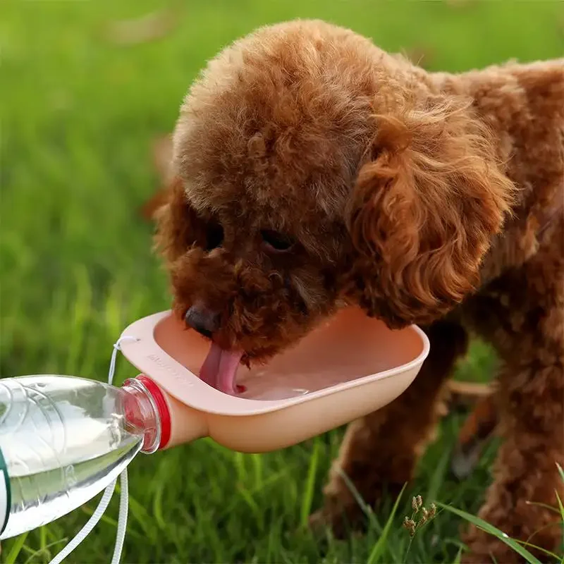 Alternative view of Dog Travel Water Bottle Portable Pet Dog Water Bottle Drinking Water Feeder for Dog Cat Outdoor Water Bowl Bottle Pet Supplies