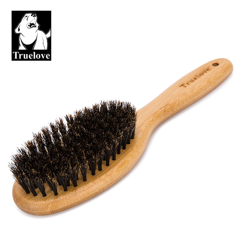 Alternative view of Truelove Bristles Hair Brush Pet Comb Natural Original Bamboo for Cat and Dog Massage Grooming Small Medium Large TLK21131