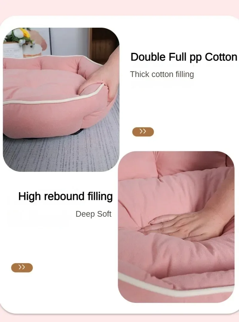 Dog Sofa Big Bed Pets Dogs Accessories Small Breeds Accessory Bedding Pet Supplies Cushions Mat Bad Blanket Cushion Fluffy Puppy
