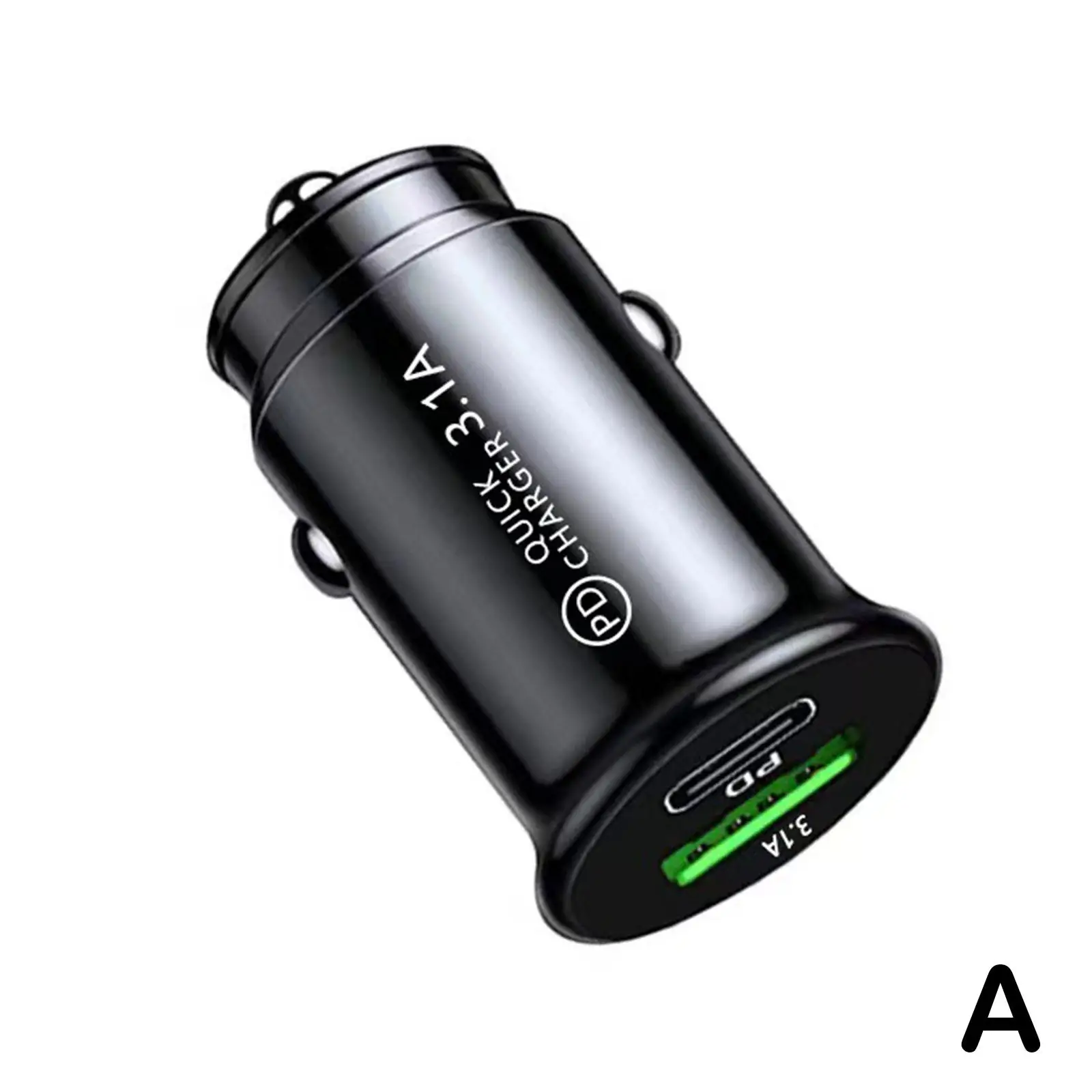 QC3.0 Car Charger Fast Charging White Black Car Lighter Slot PD 20W USB Type C Charge For 12V 24V Car Truck Boat RV Motorcycle QC3.0 Car Charger Fast Charging White Black Car Lighter Slot PD 20W USB Type C Charge For 12V 24V Car Truck Boat RV Motorcycle