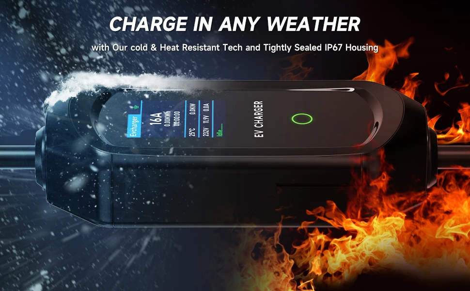 AFEEV Portable EV Charger Type2 IEC62196-2 EVSE Fast Charging Cable Type1 SAE J1772 Wallbox WiFi APP Bluetooth Wireless Control AFEEV Portable EV Charger Type2 IEC62196-2 EVSE Fast Charging Cable Type1 SAE J1772 Wallbox WiFi APP Bluetooth Wireless Control