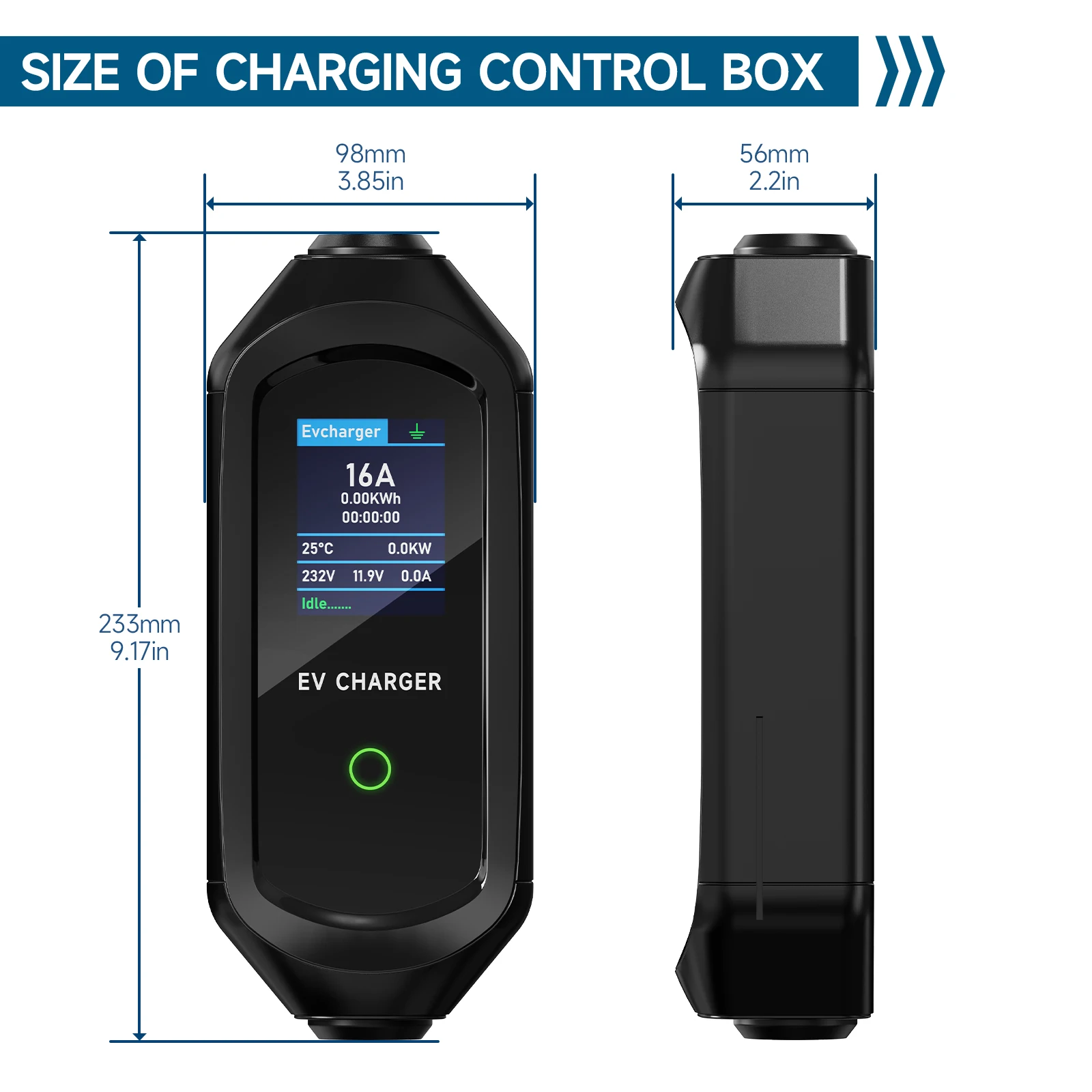 AFEEV Portable EV Charger Type2 IEC62196-2 EVSE Fast Charging Cable Type1 SAE J1772 Wallbox WiFi APP Bluetooth Wireless Control AFEEV Portable EV Charger Type2 IEC62196-2 EVSE Fast Charging Cable Type1 SAE J1772 Wallbox WiFi APP Bluetooth Wireless Control