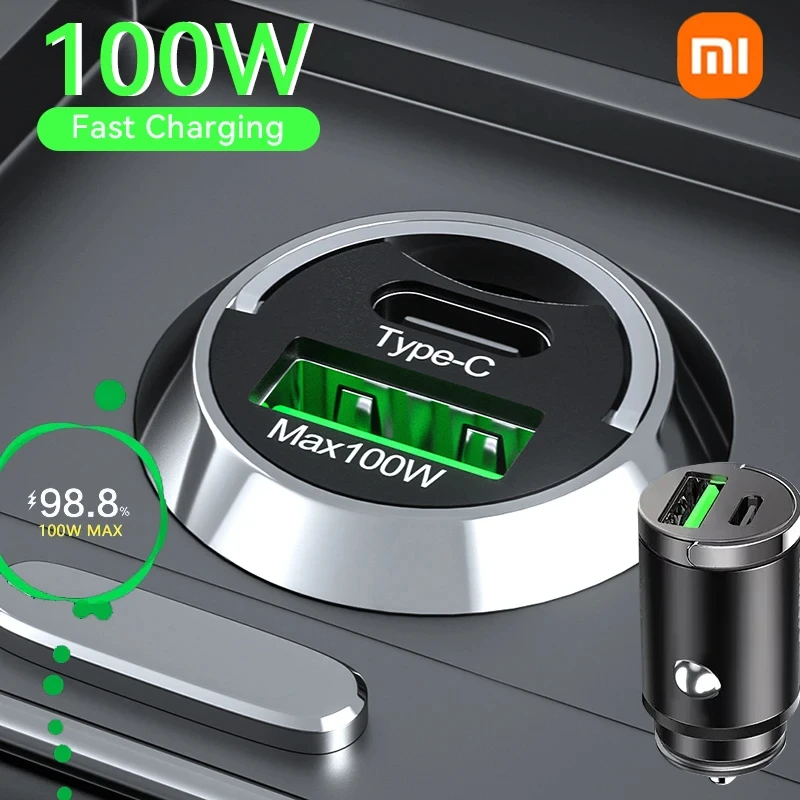 100W Car Charger Lighter PD Fast Charging For IPhone QC3.0 Mini USB Type C Mini Car Phone Charger For Samsung Huawei xiaomi 100W Car Charger Lighter PD Fast Charging For IPhone QC3.0 Mini USB Type C Mini Car Phone Charger For Samsung Huawei xiaomi