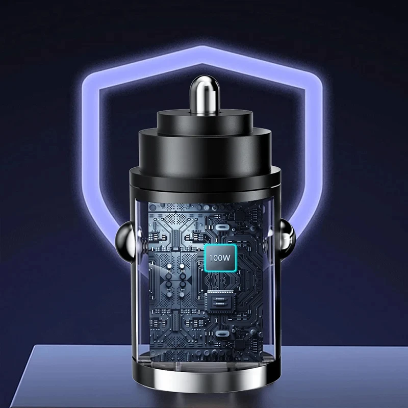 100W Car Charger Lighter PD Fast Charging For IPhone QC3.0 Mini USB Type C Mini Car Phone Charger For Samsung Huawei xiaomi - Image 5