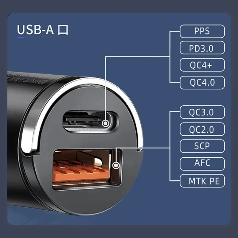 100W Car Charger Lighter PD Fast Charging For IPhone QC3.0 Mini USB Type C Mini Car Phone Charger For Samsung Huawei xiaomi 100W Car Charger Lighter PD Fast Charging For IPhone QC3.0 Mini USB Type C Mini Car Phone Charger For Samsung Huawei xiaomi