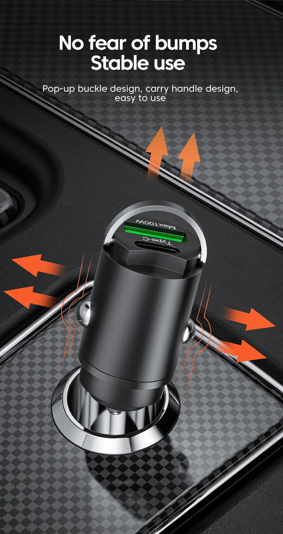 100W Car Charger Lighter PD Fast Charging For IPhone QC3.0 Mini USB Type C Mini Car Phone Charger For Samsung Huawei xiaomi 100W Car Charger Lighter PD Fast Charging For IPhone QC3.0 Mini USB Type C Mini Car Phone Charger For Samsung Huawei xiaomi