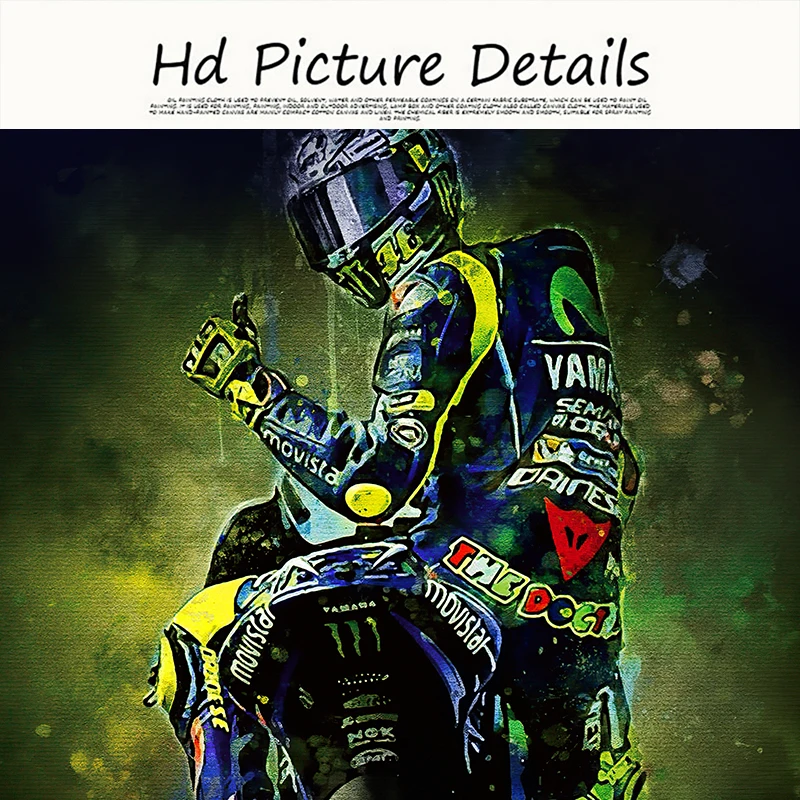 Poster Motorcycle Wall Art Picture Canvas Painting Print Living Room Bedroom Home Decoration