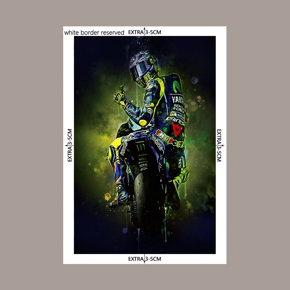 Poster Motorcycle Wall Art Picture Canvas Painting Print Living Room Bedroom Home Decoration