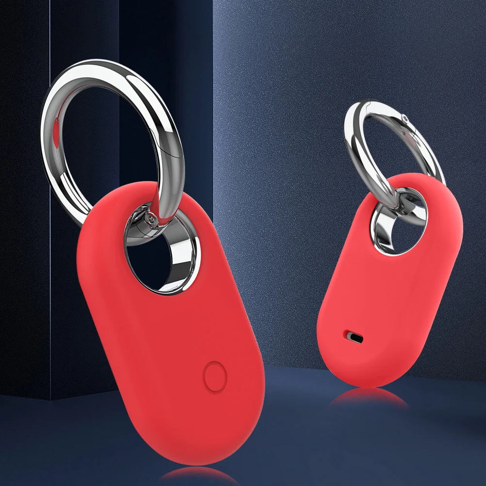 Alternative view of 2pcs For Samsung Galaxy SmartTag 2 Locator Tracker Case Keychain Anti-Scratch Protective Skin Cover For Smart Tag Tracker Holder