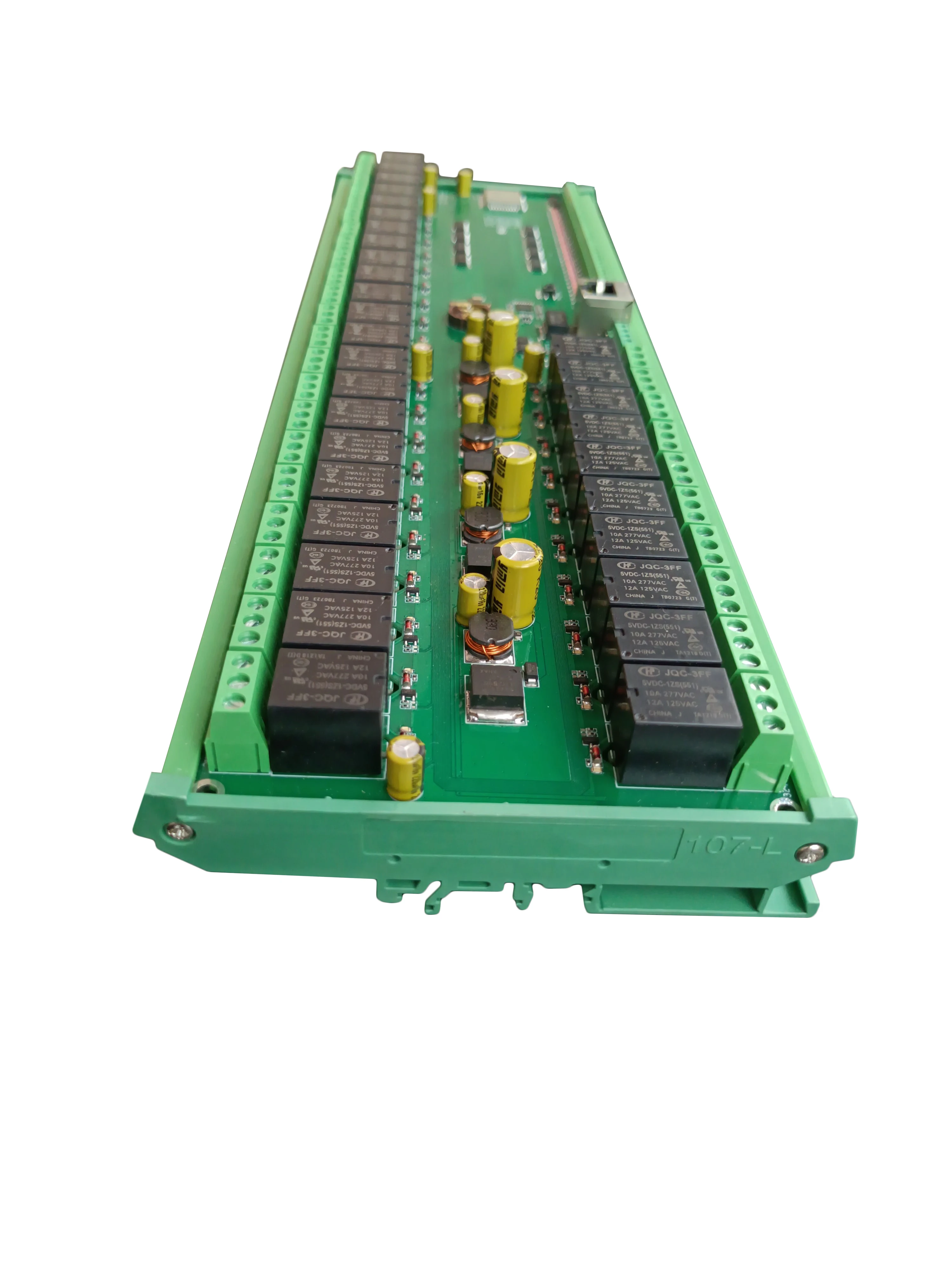 Alternative view of Ethernet Relay Board 16 32 Channel ESP32 WIFI MQTT Home Assistant Domoticz OpenHAB Digital Input Smart Switch