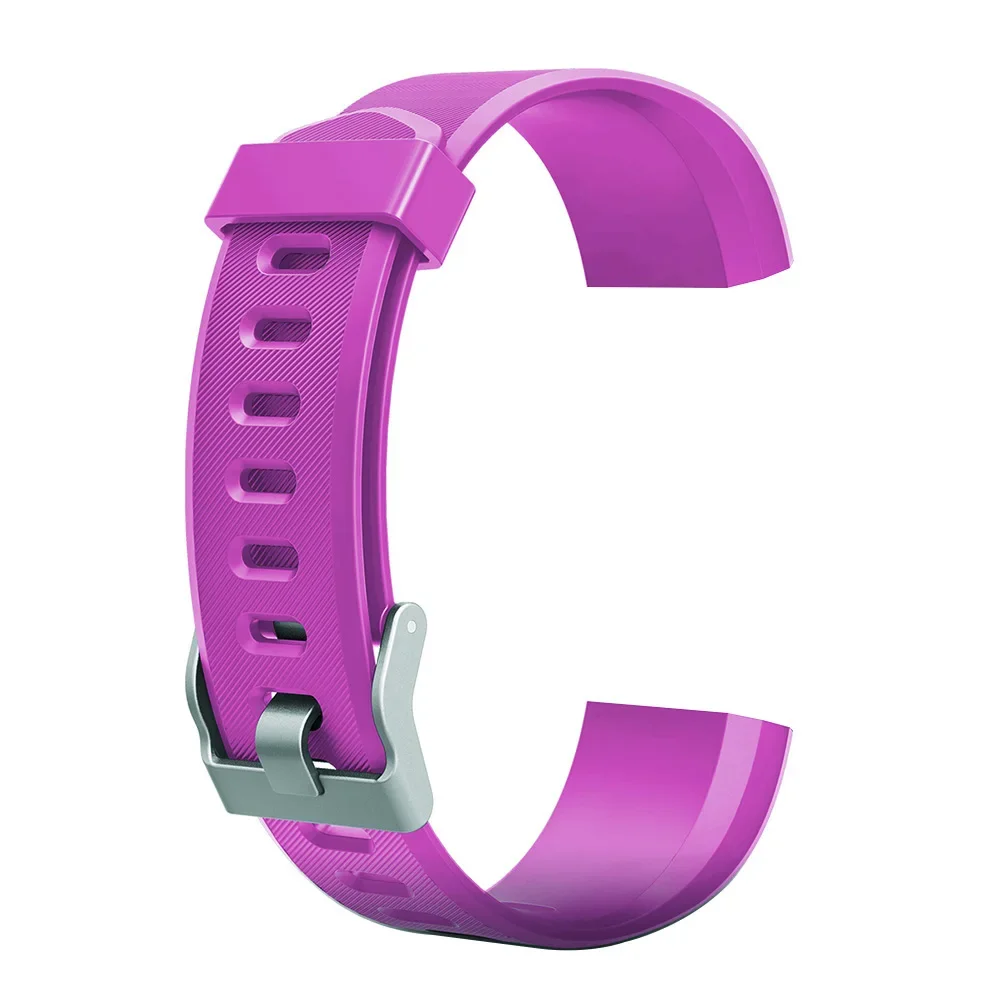 For ID115 Plus Wrist Band Replacement Silicone Color Strap Smart Watch Bracelet Accessories for ID115 Plus Colorful Strap
