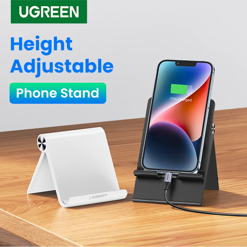 UGREEN Phone Holder Stand Moblie Phone Support For iPhone 15 14 ProMax Xiaomi Samsung Tablet Holder Desk Cell Phone Holder Stand