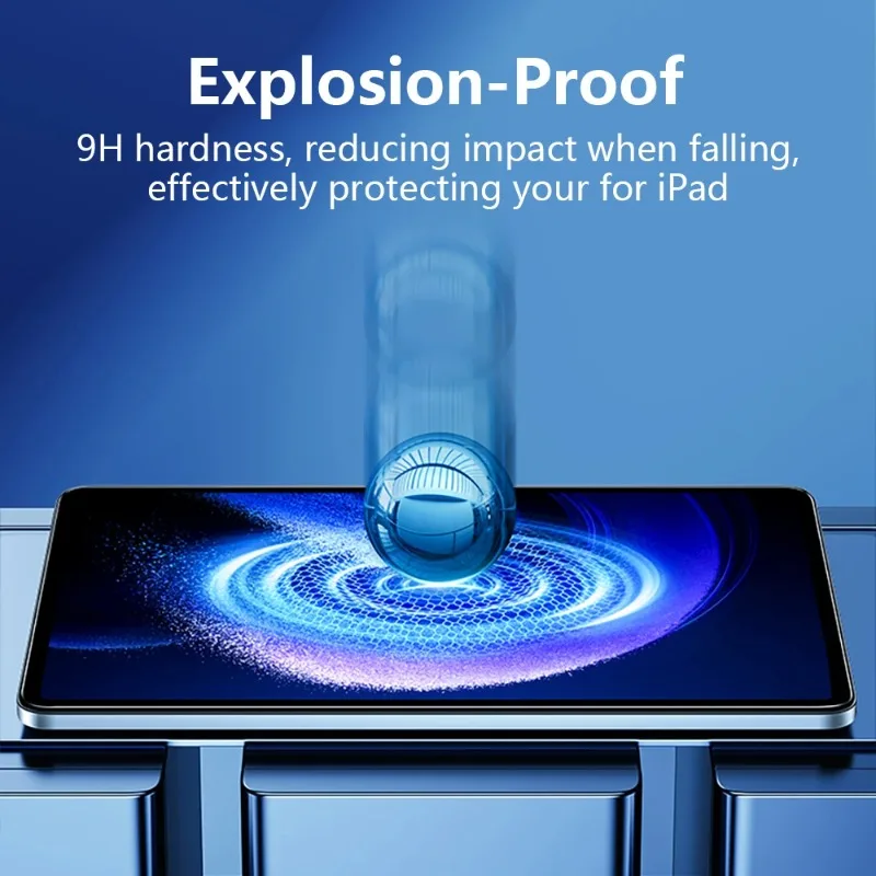 Alternative view of 2 Pcs Tempered Glass For Xiaomi Pad 5 6 6S Max Pro Redmi Pad SE Pro Tablet Screen Protector 9H Toughened Protective Film