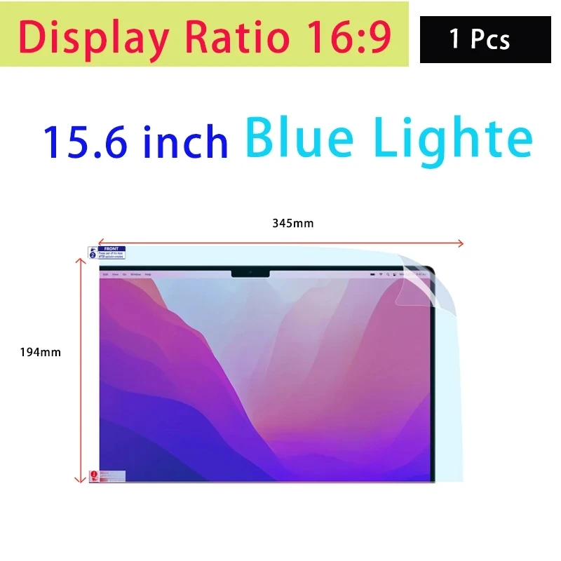 15 Blue 345x194mm