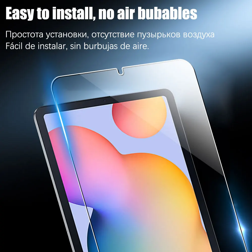 Alternative view of 2PCS Tempered Glass Screen Protector for Samsung Galaxy Tab S8 Ultra Plus S6 Lite S7 Fe A7 Lite A8 S9 A9 Tablet Accessories Film
